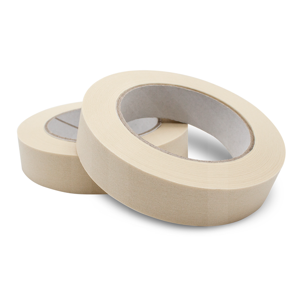 Krepp-Klebeband 25 mm – hitzebeständiges Malerband bis 80 °C, ideal zum Abkleben bei Maler-, Lackier- und Renovierarbeiten im Innenbereich