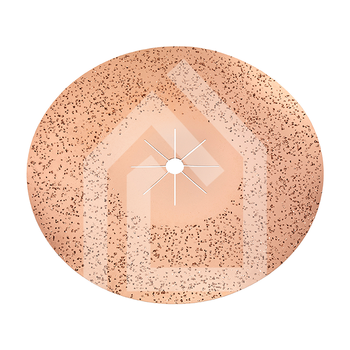 Contra Abrasives Hartmetall Schleifscheibe mit Sternschlitz, Körnung 36 – Produktbild einer robusten Schleifscheibe für Metallbearbeitung, Onlineshop der Selftech Systembaustoffe GmbH