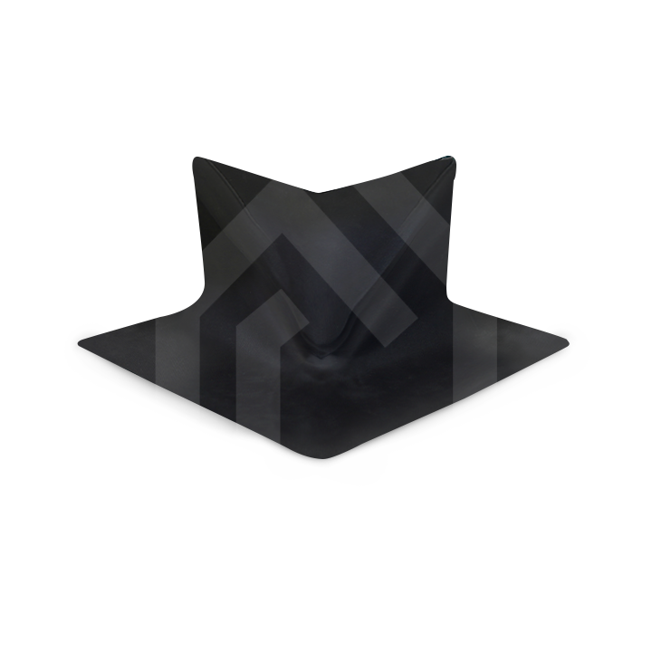 Hertalan EPDM Außenecke, vorgeformtes Dichtelement zur sicheren Abdichtung von Außenecken bei Dach- und Bauwerksabdichtungen