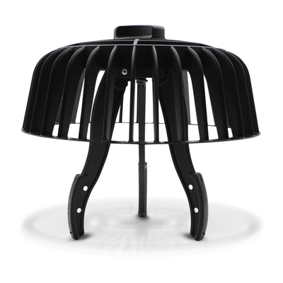 Laubfangkorb mit Drehmechanik – hochwertiges Dachablaufgitter von Selftech in Aufsicht, verhindert zuverlässig Laubverstopfungen und ermöglicht leichte Reinigung durch Drehfunktion