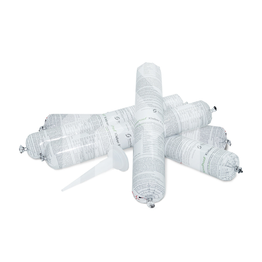 Novoproof FA Fassadenkleber – 600-ml-Beutel im 6er-Set, leistungsstarker Klebstoff für Fassaden- und Bauanwendungen mit hoher Haftung und Wetterbeständigkeit