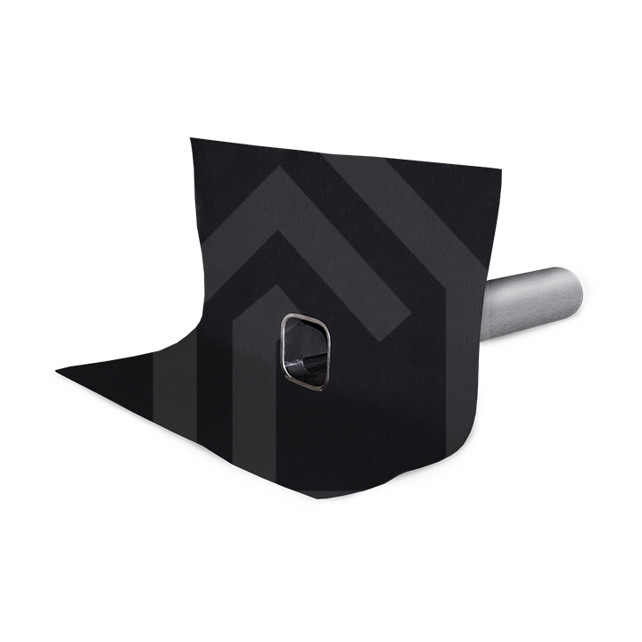 Resitrix Edelstahl Attika-Durchführung – hochwertige Dachdurchführung aus Edelstahl für sichere und dauerhafte Abdichtung an Attiken und Dachabschlüssen