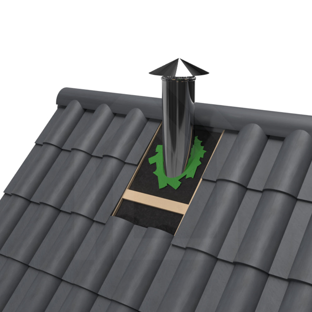 CT Roof Tape Dachdurchdringung, Zusatzbild der Dachseite, schwarzes Hochleistungs-Klebeband für sichere und dauerhafte Abdichtungen bei Dachdurchführungen