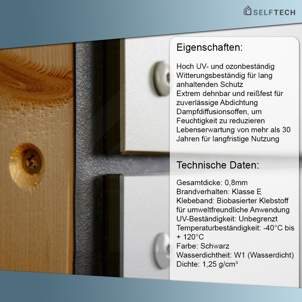 Contra Self-Flex EPDM Fugenband 0,8mm