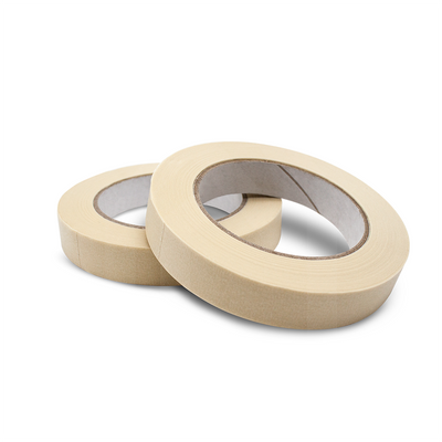 Krepp-Klebeband 19 mm – hitzebeständiges Malerband bis 80 °C, doppelte Darstellung, ideal für präzises Abkleben bei Maler- und Lackierarbeiten