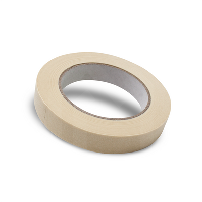 Krepp-Klebeband 19 mm – hitzebeständiges Malerband bis 80 °C, optimal für sauberes Abkleben bei Maler- und Lackierarbeiten