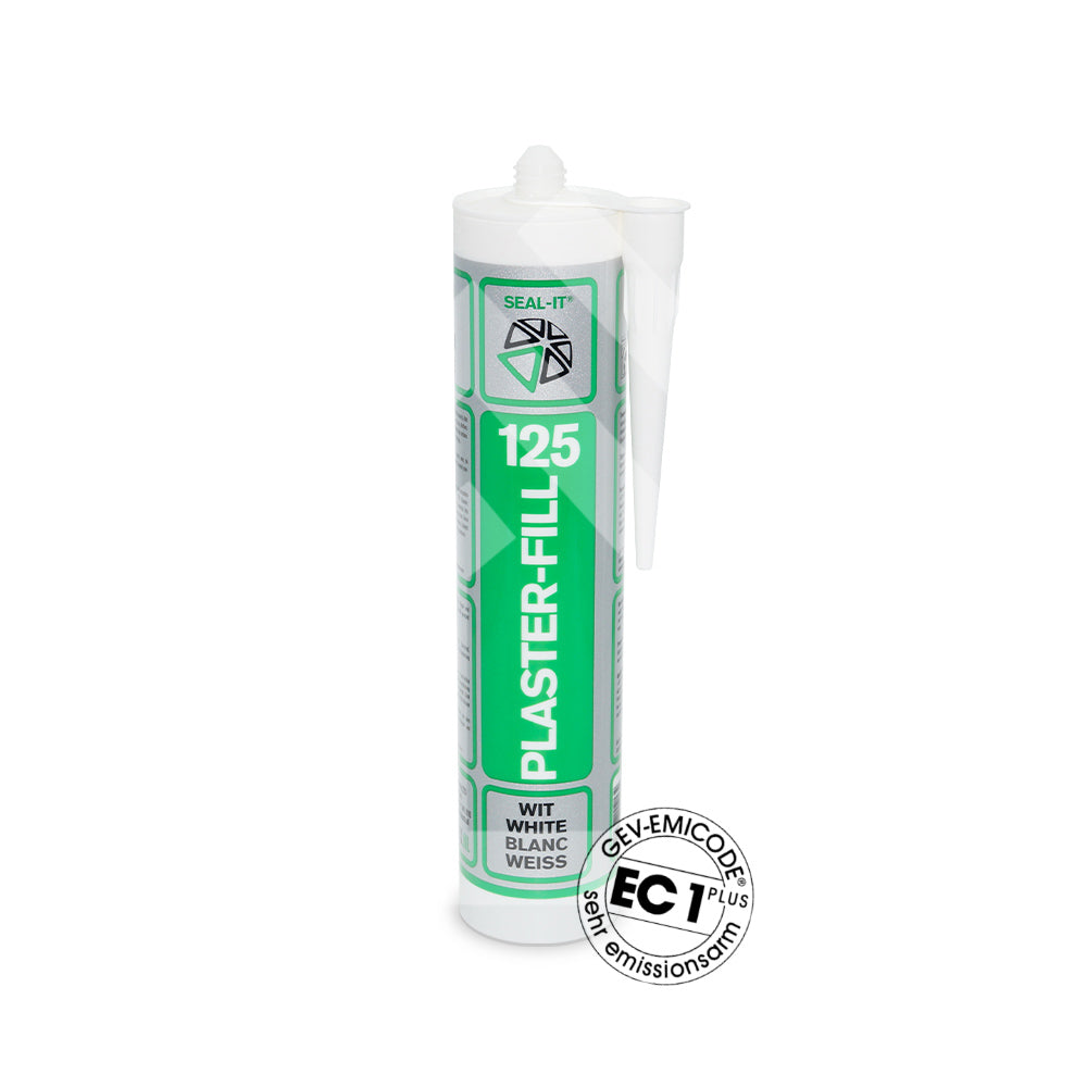 Connect Seal-it Plaster Fill 125 – 310-ml-Kartusche mit Emicode-Prüfsiegel, speziell entwickeltes Füll- und Spachtelmaterial für Risse und Unebenheiten im Innenbereich