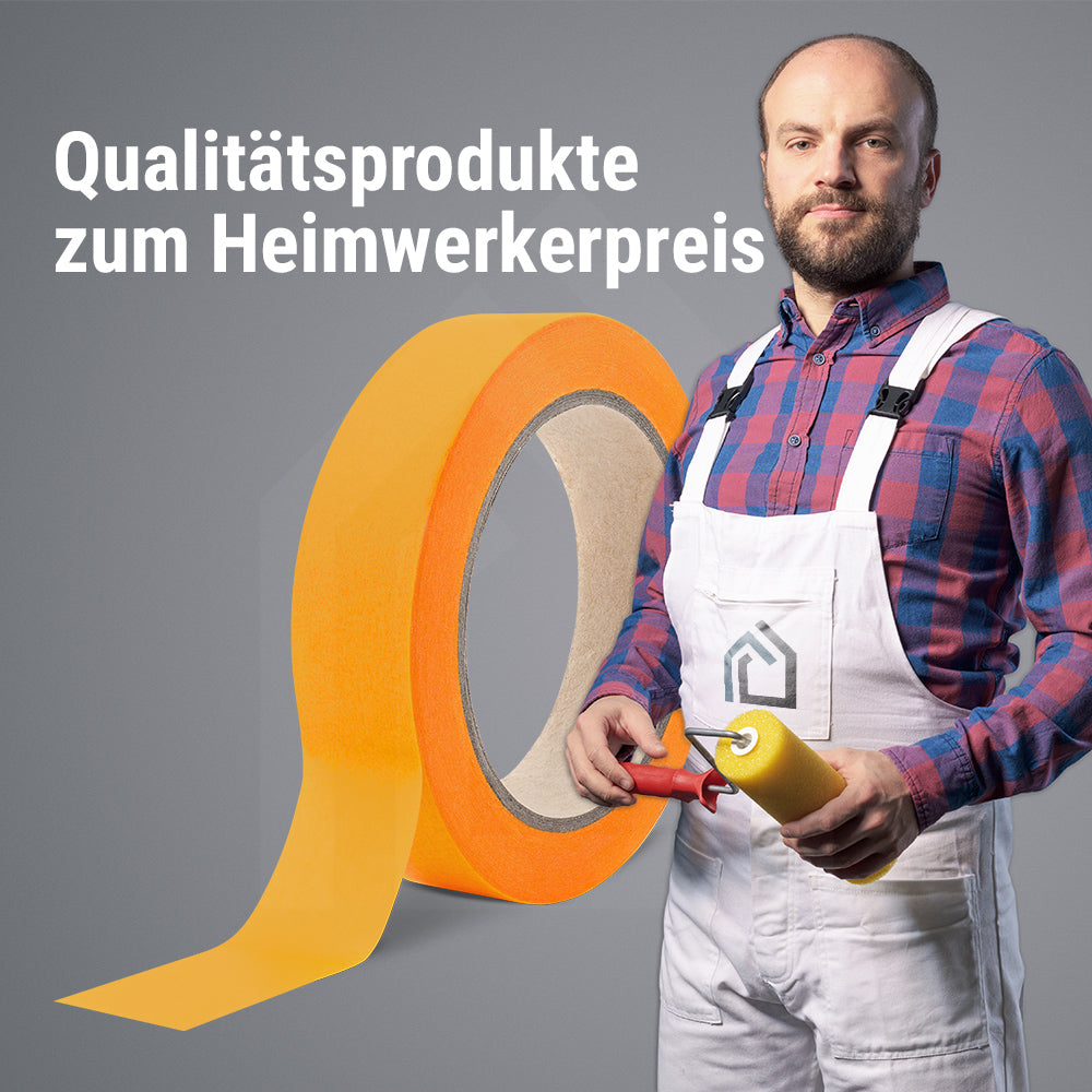 Selftech Washi Tape im 3er-Set – 50 mm breites Malerkrepp für saubere Farbkanten und präzises Abkleben bei Maler- und Renovierarbeiten-8
