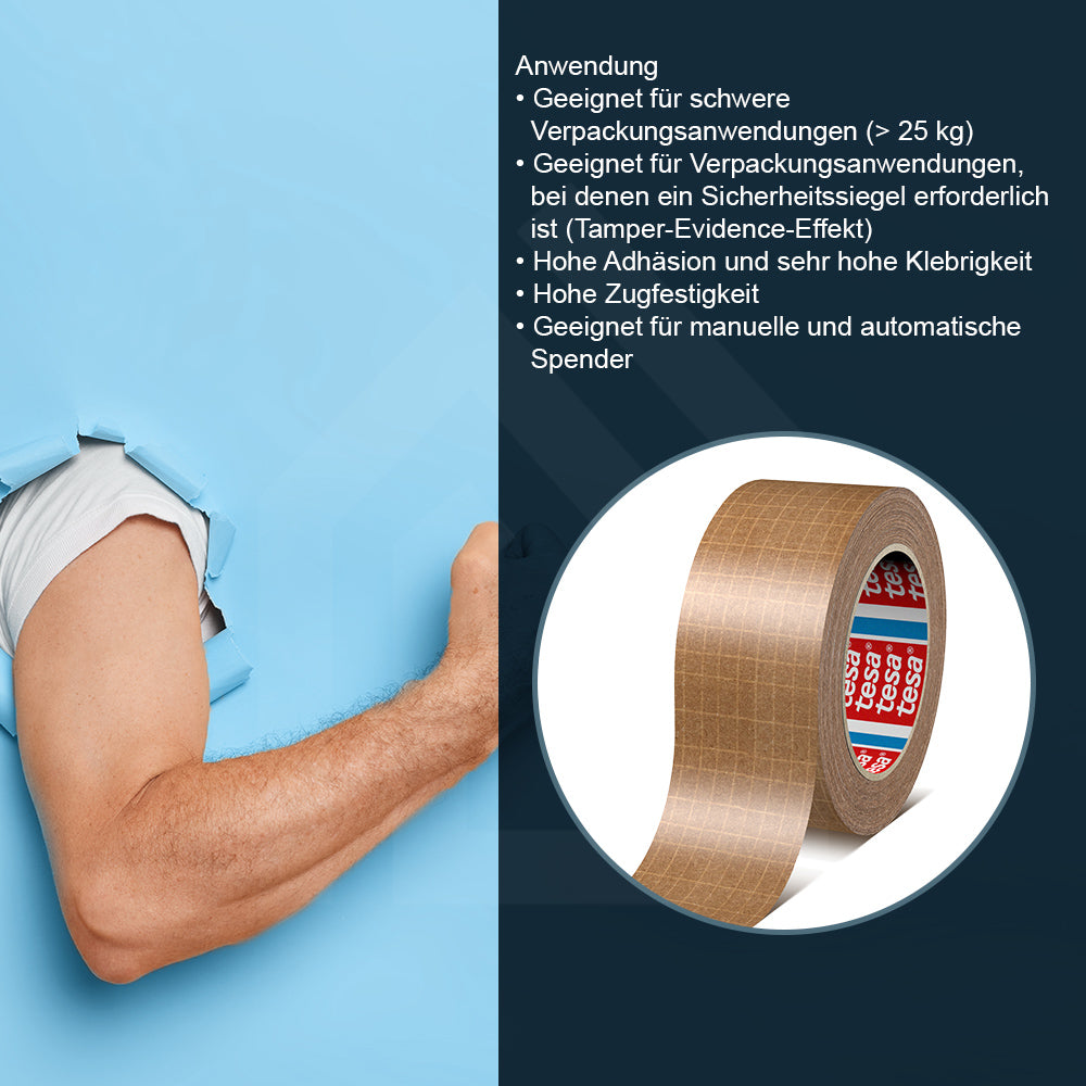 tesa® 60013 | hochklebendes Papierklebeband