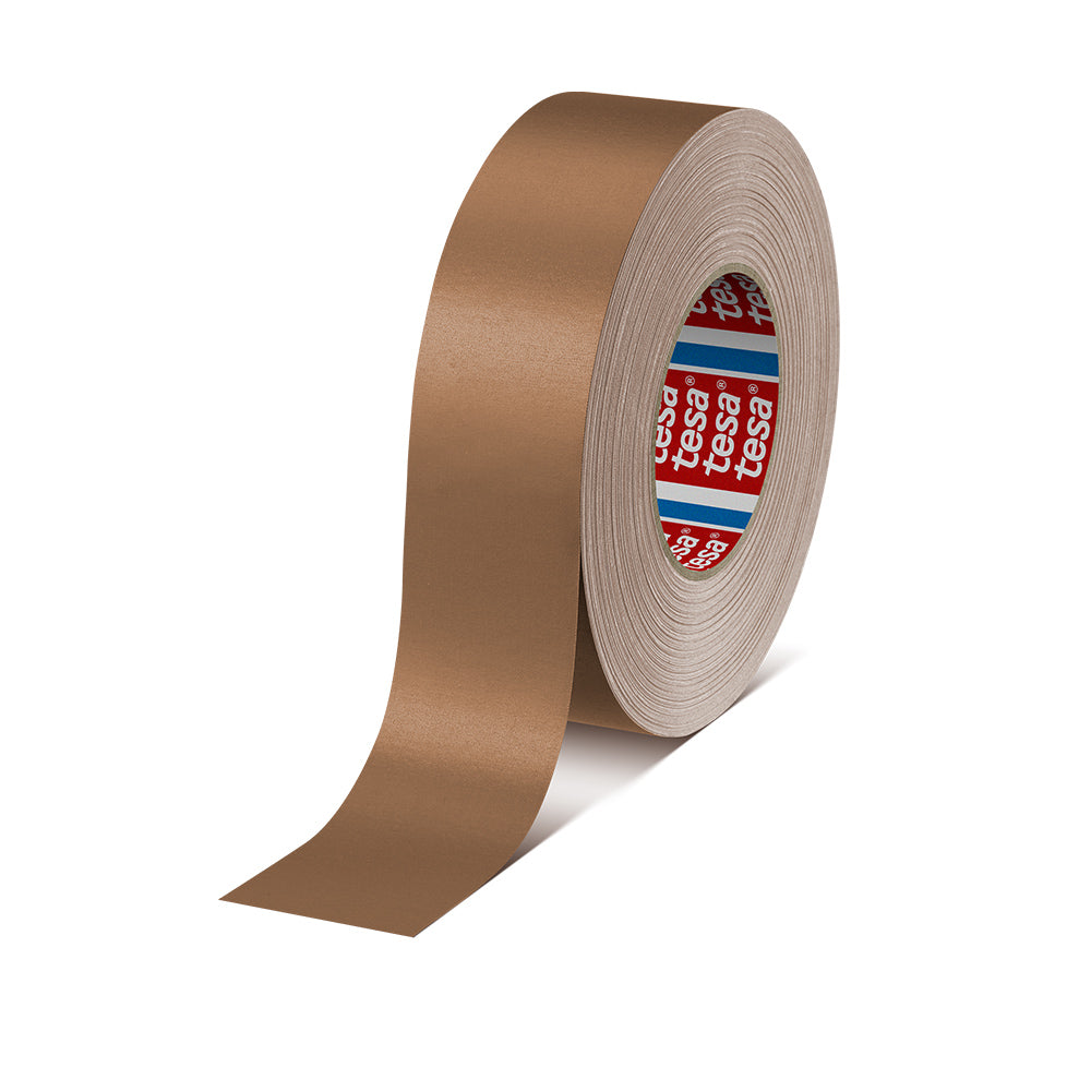 tesa Premium Gewebeband 4651 Panzertape – starkes, reißfestes Gewebeband für Reparaturen und vielseitige Einsatzbereiche - Farbe braun