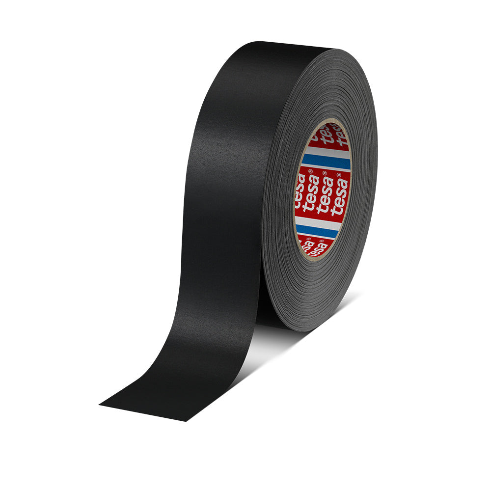 tesa Premium Gewebeband 4651 Panzertape – starkes, reißfestes Gewebeband für Reparaturen und vielseitige Einsatzbereiche - Farbe schwarz