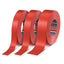 tesa Premium Gewebeband 4651 Panzertape in Rot – Gruppenbild mit verschiedenen Breiten für robuste Reparaturen und sichere Verpackungen