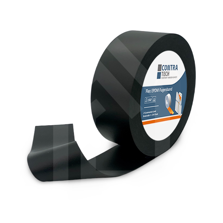 Self-Flex Fugenband schwarz EPDM / selbstklebend Dichtungsband Dicke: 0,8 mm 